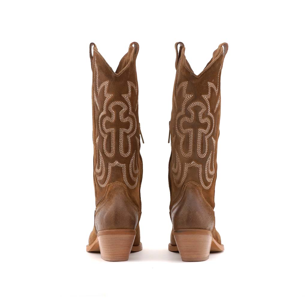 Club Style Texano Camoscio Marrone
